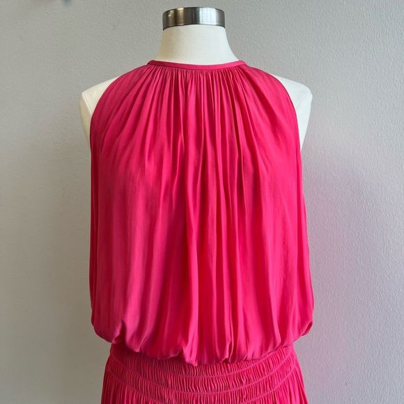 Ramy Brook Paris Sleeveless Mini Dress in Riviera Pink Women’s Small - Picture 3 of 11